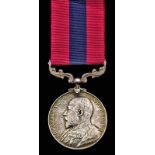 (x) Distinguished Conduct Medal, E.VII.R. (1477 Pte. D. Thistle 2nd. Northampton Regt.), nearly very