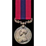 Distinguished Conduct Medal, G.V.R. (1869 Pte. A.G. Elmes. 4/Rif: Bde:), edge bruise, light pitting,