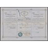 Egyptian Ministry of Finance, a sole bill of exchange for 195,000 piastres, 5th January 1864, payab