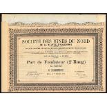 A collection of Belgian and French Colonial Africa certificates comprising, Banque Coloniale et de