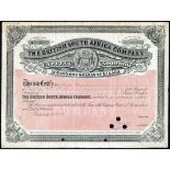 British South Africa Company, £1 shares, [1899], no.A284538, signed by Lord Gifford V.C. as