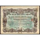 Beira Railway Co. Ltd., a set of certificates issued by the British South Africa Company, all