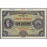 (†) Banco Nacional Ultramarino, Cape Verde, Banco Nacional Ultramarino, serial number run 027,001 to