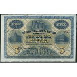 (†) Commercial Bank of Scotland Limited, printer's archival specimen £1 (2), 3 January 1916, black