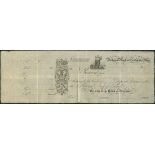 A group of specimen banknote papers manufactured by A. Cowan & Sons, (1930-1850), Including