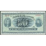 (†) Danmarks Nationalbank, specimen 10 Kroner, 1954, serial number D1541C 0000000, black and