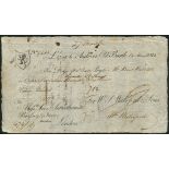 Andover Old Bank (W S Wakeford & Sons), a 10 day sight bill, 14 March 1815, serial number 7403 black