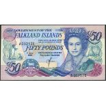 Government of the Falkland Islands, £1, £5, £10, £20 and £50, 1983-1990, all Elizabeth II at