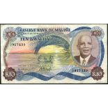 Reserve Bank of Rhodesia. $2, 10 April 1979, serial number K/160 946009, red on multicolour, bank