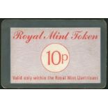 Royal Mint Tokens, a set of tokens for 1p, 2p, 5p, 10p and 50p, the tokens were valid within the