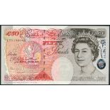 Bank of England, A Bailey, £50, ND (2006), serial number L70 159746, red and multicolour, portrait