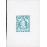 New Zealand1909-16 King Edward VII IssueDie Proofs½d. in pale blue by Perkins Bacon on glazed