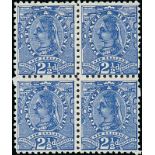 New Zealand1882-98 Second Sideface IssueIssued Stamps1895-1900 7mm. watermark, vertical mesh, perf