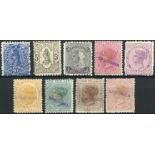 New Zealand1882-98 Second Sideface IssueSpecimen Stamps½d., 1d., 2d., 3d., 4d., 6d. and 1/-, each