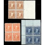 New Zealand1909-16 King Edward VII IssueIssued Stamps1909-16 perf 14 (line) 3d. (marginal), 4d.