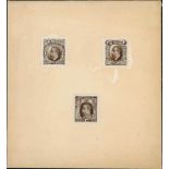 New Zealand1915-33 King George V IssuesEssaysPerkins Bacon alternative essays of the 1d., stamp-size