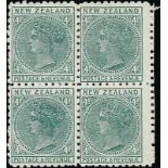 New Zealand1882-98 Second Sideface IssueIssued Stamps1891-94 7mm. watermark, vertical mesh, perf 10,