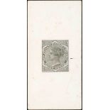 New Zealand1882-98 Second Sideface IssueBock and Cousins Original Die Proofs8d. in black on card (