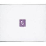 New Zealand1915-33 King George V IssuesDie ProofsPerkins Bacon proof from the relief die, 3d. in