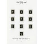 New Zealand1915-33 King George V IssuesImperforate Plate Proofs1½d., 2d., 2½d., 3d., 4d., 4½d., 6d.,