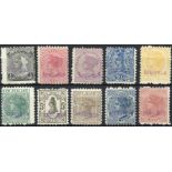 New Zealand1882-98 Second Sideface IssueSpecimen Stamps½d., 1d., 2d., 2½d., 3d., 4d., 5d., 6d.,