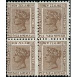 New Zealand1882-98 Second Sideface IssueIssued Stamps1895-1900 7mm. watermark, vertical mesh, perf