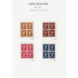 New Zealand1909-16 King Edward VII IssueIssued Stamps1909-16 3d., 5d., 6d. and 8d., each in a "two-