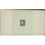 New Zealand1915-33 King George V IssuesDie ProofsPerkins Bacon 3d. proof in green on wove paper (