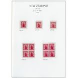 New Zealand1909-26 1d. DominionIssued Stamps1909-26 De La Rue, chalk-surfaced paper, perf 14x15