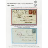 (x) New ZealandNew Plymouth and Localities1869 (May) front to England, bearing 1864-67 6d. red-brown