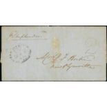 (x) New ZealandNew Plymouth and LocalitiesIncoming Mail1851 (15 Nov.) entire letter (small faults)