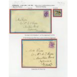 (x) New ZealandNew Plymouth and LocalitiesRural Taranaki OfficesPohokura: 1894 envelopes (2) ex