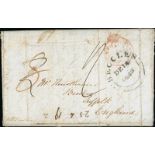 (x) New ZealandNew Plymouth and Localities1848 (18 June) 1oz. entire letter (small faults) to