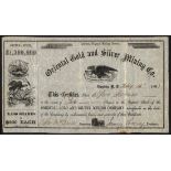 United States of America: Nevada; Oriental Gold and Silver Mining Co., Virginia Mining District (