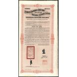 China: Chinese Imperial Railway, Shanghai-Nanking Railway 5% Gold Loan, 1904, unissued bond for £