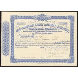 Mid-Suffolk Light Railway Co. £10 ordinary shares, 19[02], No. 161, signed by F.S.Stevenson as Chai