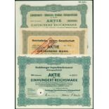 Mixed lot of "Beer and Spirits", 20 different share certificates, including Radeberger