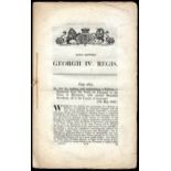 Liverpool and Manchester Railway Co. £25 share, 1831, no.13914, black printing, on vellum, red paper