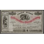 United States of America: Lucky Queen Gold and Silver Mining Co. (OR), $1 shares, Roseburg 187[6],