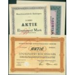 Mixed lot comprising 10 examples each of these 10 companies; Maschinenfabrik Esslingen 1919; Gechter