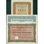 Mixed lot of 10 examples each of these 10 shares: Landcredit-Bank Sachsen-Anhalt Halle (Saale) 1938;