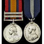 Pair: Private D. Donnelly, Argyll and Sutherland HighlandersQueen's South Africa 1899-1902, two