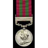 India General Service 1895-1902, V.R., one clasp, Punjab Frontier 1897-98 (4189 Pte. J. McFarlane