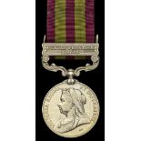 India General Service 1895-1902, V.R., one clasp, Punjab Frontier 1897-98 (Major J.S. Napier. 2nd.