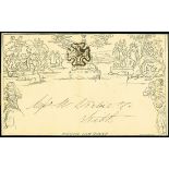 (x) Great Britain1840 MulreadyOne Penny Letter SheetsA47, substituted Stereo, printed stationery