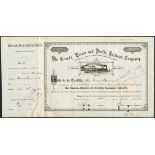 Rio Grande, Mexico and Pacific Railroad Co. (NM), $100 shares, 18[90], #45, ornate border and