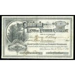 California Land and Timber Company, (CA), San Francisco, $100 shares, 1886, No. 93, unique