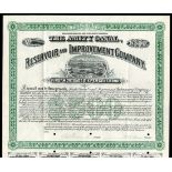 Amity Canal, Reservoir and Improvement Company (CO), 6% First Mortgage Bond, $500, No. 113, signed