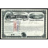 City of Montreal Permanent Debenture Stock (CANADA), 100 Pounds, 3% interest, 1922, No. 8359, harbor