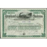 Southern Stock and Bond Assortment. 1-5) Missouri, Kansas & Texas Railway shares, 1879-87, two